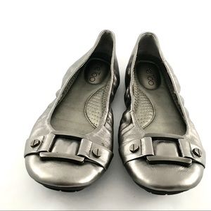 (2/$8) Me Too silver ballet flats